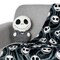 Disney The Nightmare Before Christmas Swirly Nightmare Silk Touch Throw Blanket 50X60 inches and Hugger Set, 11 Inches